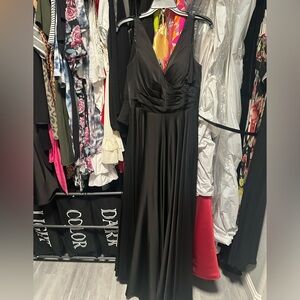 Long black dress